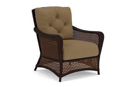 Lloyd Flanders - Grand Traverse Lounge Chair In Caramel Finish With Reflections Straw Fabric - 713020362053 view 1
