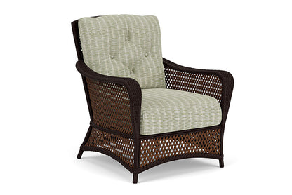Lloyd Flanders - Grand Traverse Lounge Chair In Caramel Finish With Romulo Laurel Fabric - 713020362049 view 1
