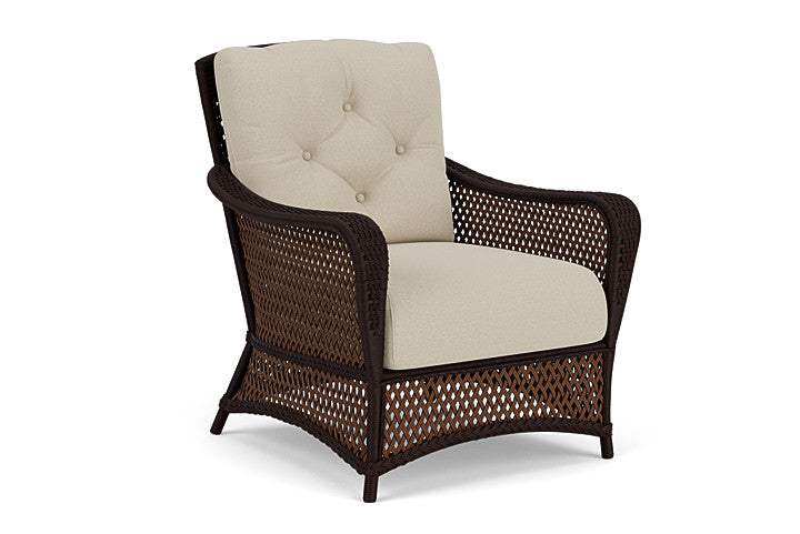 Lloyd Flanders - Grand Traverse Lounge Chair In Caramel Finish With Rumba Straw Fabric - 713020362008 view 1