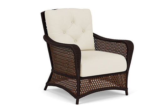 Lloyd Flanders - Grand Traverse Lounge Chair In Caramel Finish With Sailcloth Sailor Fabric - 71302036434 view 1
