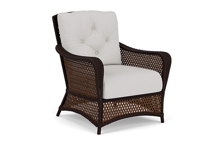 Lloyd Flanders - Grand Traverse Lounge Chair In Caramel Finish With Sailcloth Seagull Fabric - 71302036W61 view 1