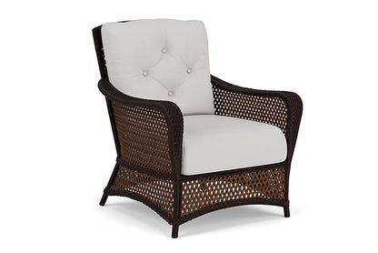 Lloyd Flanders - Grand Traverse Lounge Chair In Caramel Finish With Sailcloth Seagull Fabric - 71302036W61 view 1