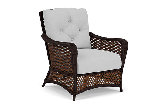 Lloyd Flanders - Grand Traverse Lounge Chair In Caramel Finish With Sandberg Dove Fabric - 713020362022 view 1