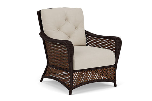 Lloyd Flanders - Grand Traverse Lounge Chair In Caramel Finish With Sandberg Flax Fabric - 713020362027 view 1