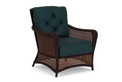 Lloyd Flanders - Grand Traverse Lounge Chair In Caramel Finish With Sandberg Lagoon Fabric - 713020362039 view 1