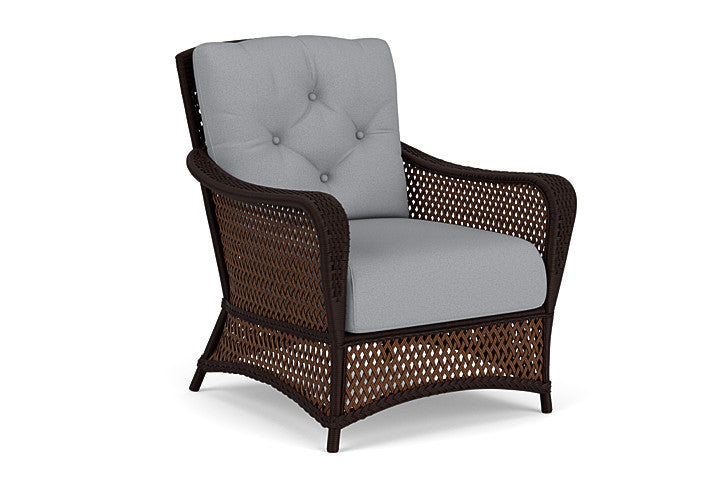 Lloyd Flanders - Grand Traverse Lounge Chair In Caramel Finish With Sandberg Pewter Fabric - 713020362029 view 1