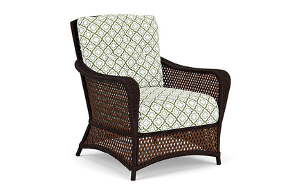Lloyd Flanders - Grand Traverse Lounge Chair In Caramel Finish With Savannah Green Fabric - 713020362064 view 1