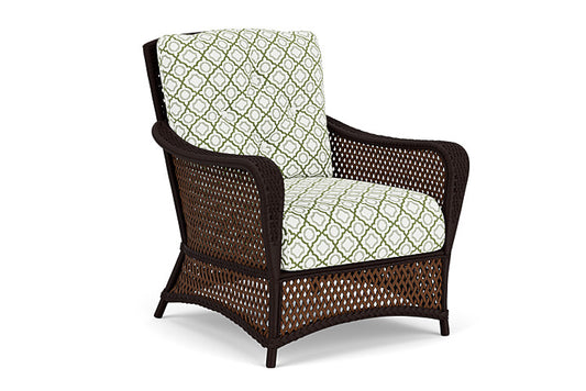 Lloyd Flanders - Grand Traverse Lounge Chair In Caramel Finish With Savannah Green Fabric - 713020362064 view 1