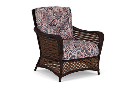 Lloyd Flanders - Grand Traverse Lounge Chair In Caramel Finish With Sensiblity Splendor Fabric - 713020362082 view 1