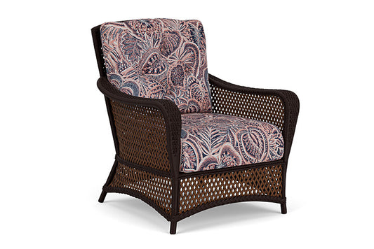 Lloyd Flanders - Grand Traverse Lounge Chair In Caramel Finish With Sensiblity Splendor Fabric - 713020362082 view 1