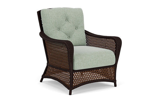 Lloyd Flanders - Grand Traverse Lounge Chair In Caramel Finish With Serene Spa Fabric - 713020362031 view 1