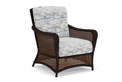 Lloyd Flanders - Grand Traverse Lounge Chair In Caramel Finish With Stratosphere Cloud Fabric - 713020361966 view 1
