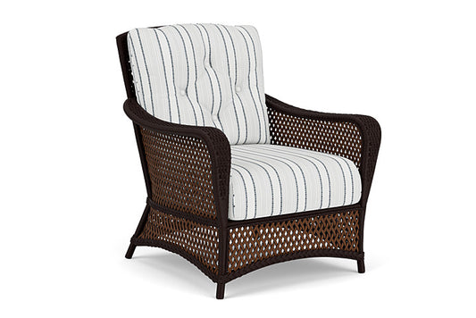Lloyd Flanders - Grand Traverse Lounge Chair In Caramel Finish With Tamer Fog Fabric - 713020362037 view 1