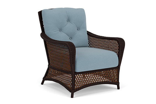 Lloyd Flanders - Grand Traverse Lounge Chair In Caramel Finish With Unearth Mist Fabric - 713020362068 view 1