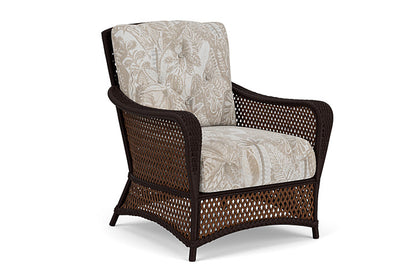Lloyd Flanders - Grand Traverse Lounge Chair In Caramel Finish With Wayfarer Dune Fabric - 713020362073 view 1