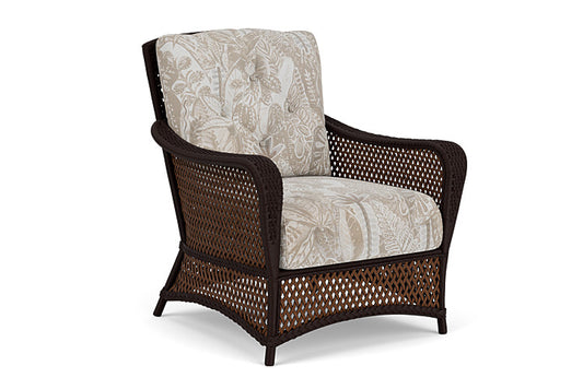 Lloyd Flanders - Grand Traverse Lounge Chair In Caramel Finish With Wayfarer Dune Fabric - 713020362073 view 1
