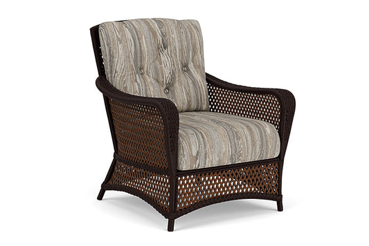 Lloyd Flanders - Grand Traverse Lounge Chair In Caramel Finish With Woodgrain Ash Fabric - 71302036723 view 1