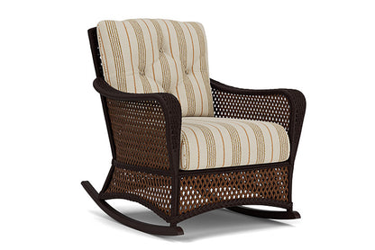 Lloyd Flanders - Grand Traverse Lounge Rocker In Caramel Finish With Amber Waves Fabric - 713330362044 view 1
