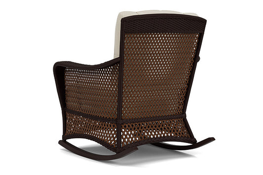 Lloyd Flanders - Grand Traverse Lounge Rocker In Caramel Finish With Beach Natural Fabric - 713330362005 view 2
