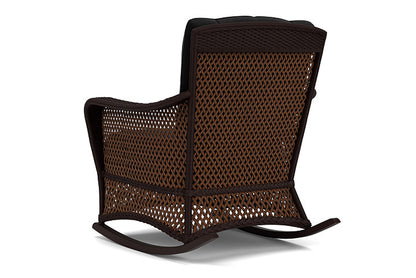 Lloyd Flanders - Grand Traverse Lounge Rocker In Caramel Finish With Canvas Black Fabric - 71333036157 view 2