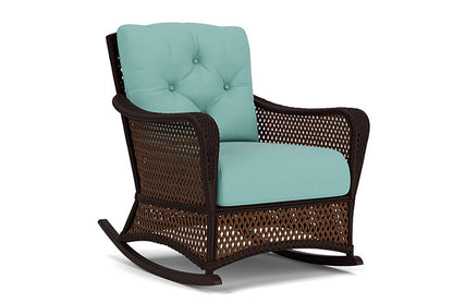 Lloyd Flanders - Grand Traverse Lounge Rocker In Caramel Finish With Fife Aruba Fabric - 71333036748 view 1