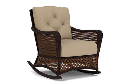 Lloyd Flanders - Grand Traverse Lounge Rocker In Caramel Finish With Fife Sahara Fabric - 71333036742 view 1