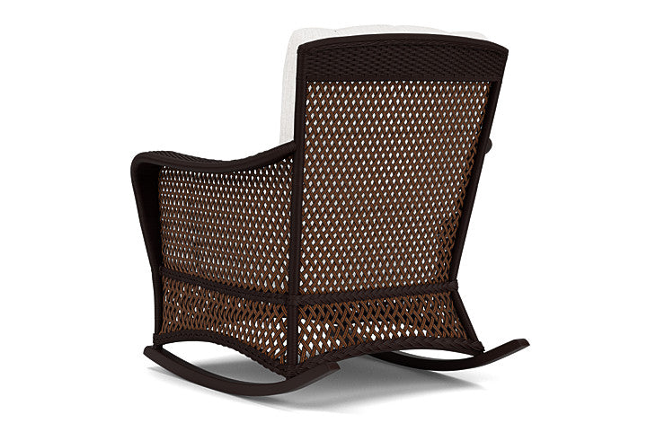 Lloyd Flanders - Grand Traverse Lounge Rocker In Caramel Finish With Friendly Natural Fabric - 713330362042 view 2
