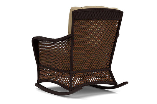 Lloyd Flanders - Grand Traverse Lounge Rocker In Caramel Finish With Loveboat Saffron Fabric - 713330362009 view 2