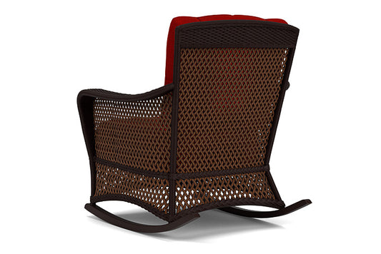 Lloyd Flanders - Grand Traverse Lounge Rocker In Caramel Finish With Partyline Lollipop Fabric - 713330362054 view 2
