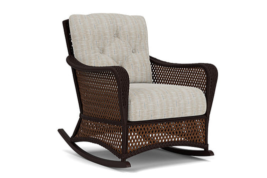 Lloyd Flanders - Grand Traverse Lounge Rocker In Caramel Finish With Romulo Mineral Fabric - 713330362050 view 1