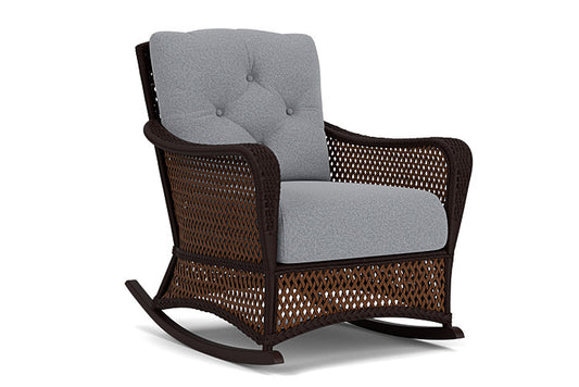 Lloyd Flanders - Grand Traverse Lounge Rocker In Caramel Finish With Rumba Stonewashed Fabric - 713330362006 view 1