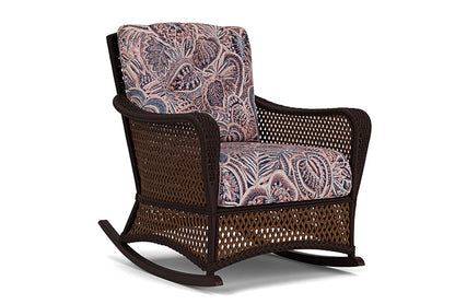 Lloyd Flanders - Grand Traverse Lounge Rocker In Caramel Finish With Sensiblity Splendor Fabric - 713330362082 view 1