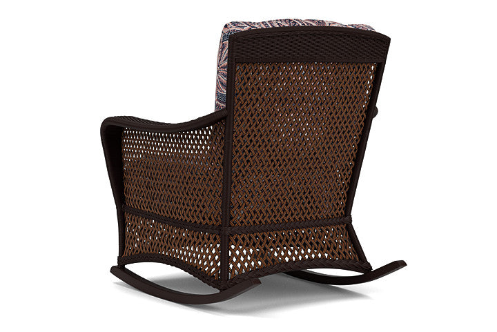 Lloyd Flanders - Grand Traverse Lounge Rocker In Caramel Finish With Sensiblity Splendor Fabric - 713330362082 view 2