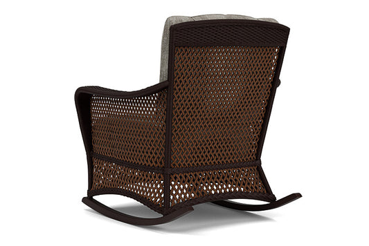 Lloyd Flanders - Grand Traverse Lounge Rocker In Caramel Finish With Surface Slate Fabric - 713330362056 view 2