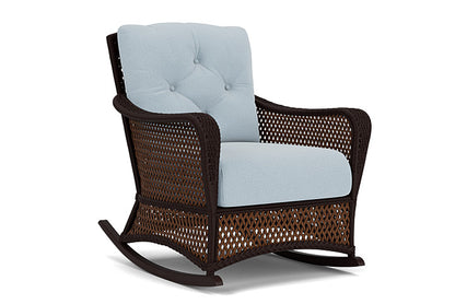 Lloyd Flanders - Grand Traverse Lounge Rocker In Caramel Finish With Unearth Dew Fabric - 713330362084 view 1