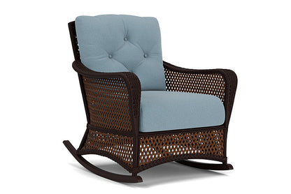 Lloyd Flanders - Grand Traverse Lounge Rocker In Caramel Finish With Unearth Mist Fabric - 713330362068 view 1