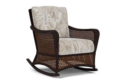 Lloyd Flanders - Grand Traverse Lounge Rocker In Caramel Finish With Wayfarer Dune Fabric - 713330362073 view 1