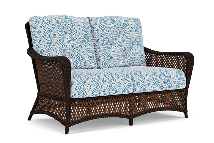 Lloyd Flanders - Grand Traverse Loveseat In Caramel Finish With Aman Capri Fabric - 713500361800 view 1