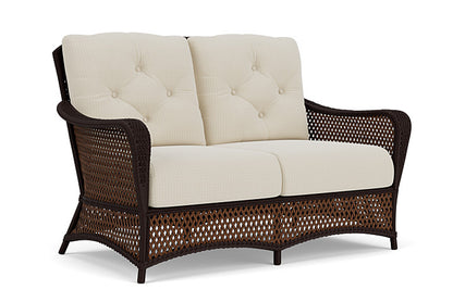 Lloyd Flanders - Grand Traverse Loveseat In Caramel Finish With Beach Natural Fabric - 713500362005 view 1