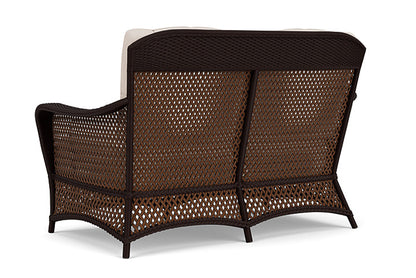 Lloyd Flanders - Grand Traverse Loveseat In Caramel Finish With Canvas Birds Eye Fabric - 71350036937 view 2