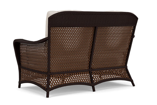 Lloyd Flanders - Grand Traverse Loveseat In Caramel Finish With Canvas Canvas Fabric - 71350036319 view 2