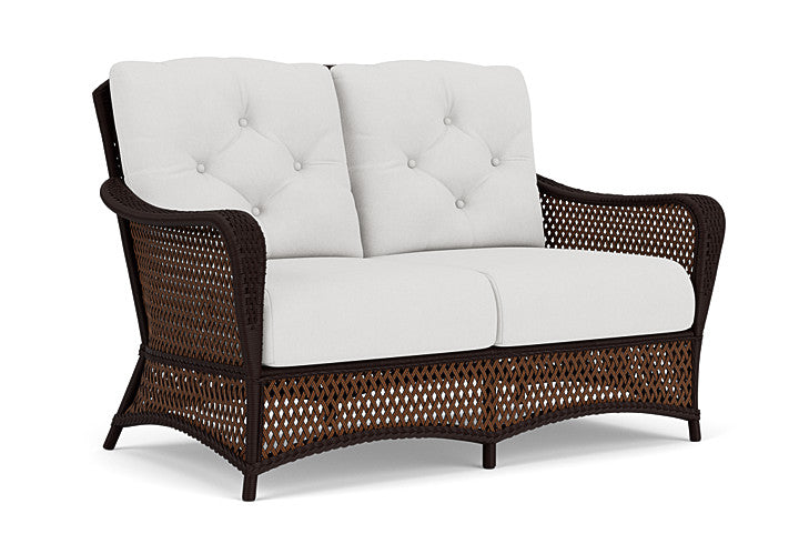 Lloyd Flanders - Grand Traverse Loveseat In Caramel Finish With Canvas Natural Fabric - 71350036159 view 1