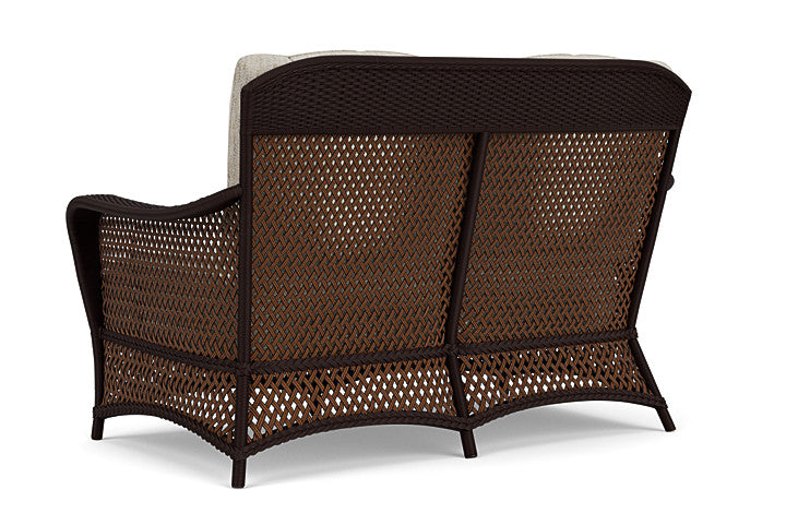 Lloyd Flanders - Grand Traverse Loveseat In Caramel Finish With Charlotte Sparrow Fabric - 71350036183 view 2
