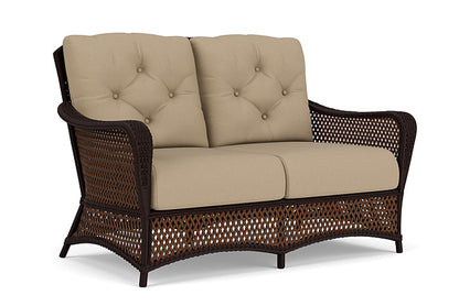 Lloyd Flanders - Grand Traverse Loveseat In Caramel Finish With Fife Sahara Fabric - 71350036742 view 1