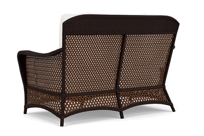 Lloyd Flanders - Grand Traverse Loveseat In Caramel Finish With Friendly Natural Fabric - 713500362042 view 2