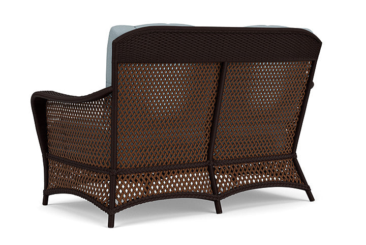 Lloyd Flanders - Grand Traverse Loveseat In Caramel Finish With Kadogo Lake Fabric - 713500362041 view 2