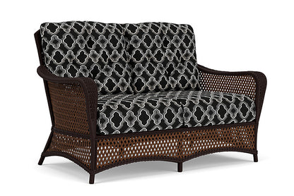 Lloyd Flanders - Grand Traverse Loveseat In Caramel Finish With Luna Onyx Fabric - 713500362071 view 1