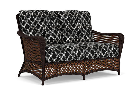 Lloyd Flanders - Grand Traverse Loveseat In Caramel Finish With Luna Onyx Fabric - 713500362071 view 1