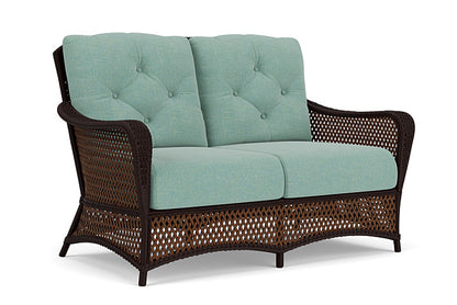 Lloyd Flanders - Grand Traverse Loveseat In Caramel Finish With Pavian Pool Fabric - 713500362045 view 1
