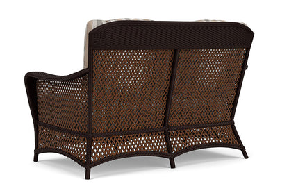 Lloyd Flanders - Grand Traverse Loveseat In Caramel Finish With Purveyor Pewter Fabric - 71350036146 view 2